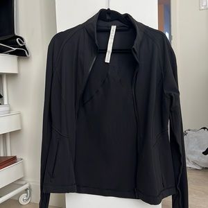 Black lululemon jacket in size 10!